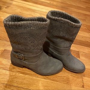 Just fab grey boots